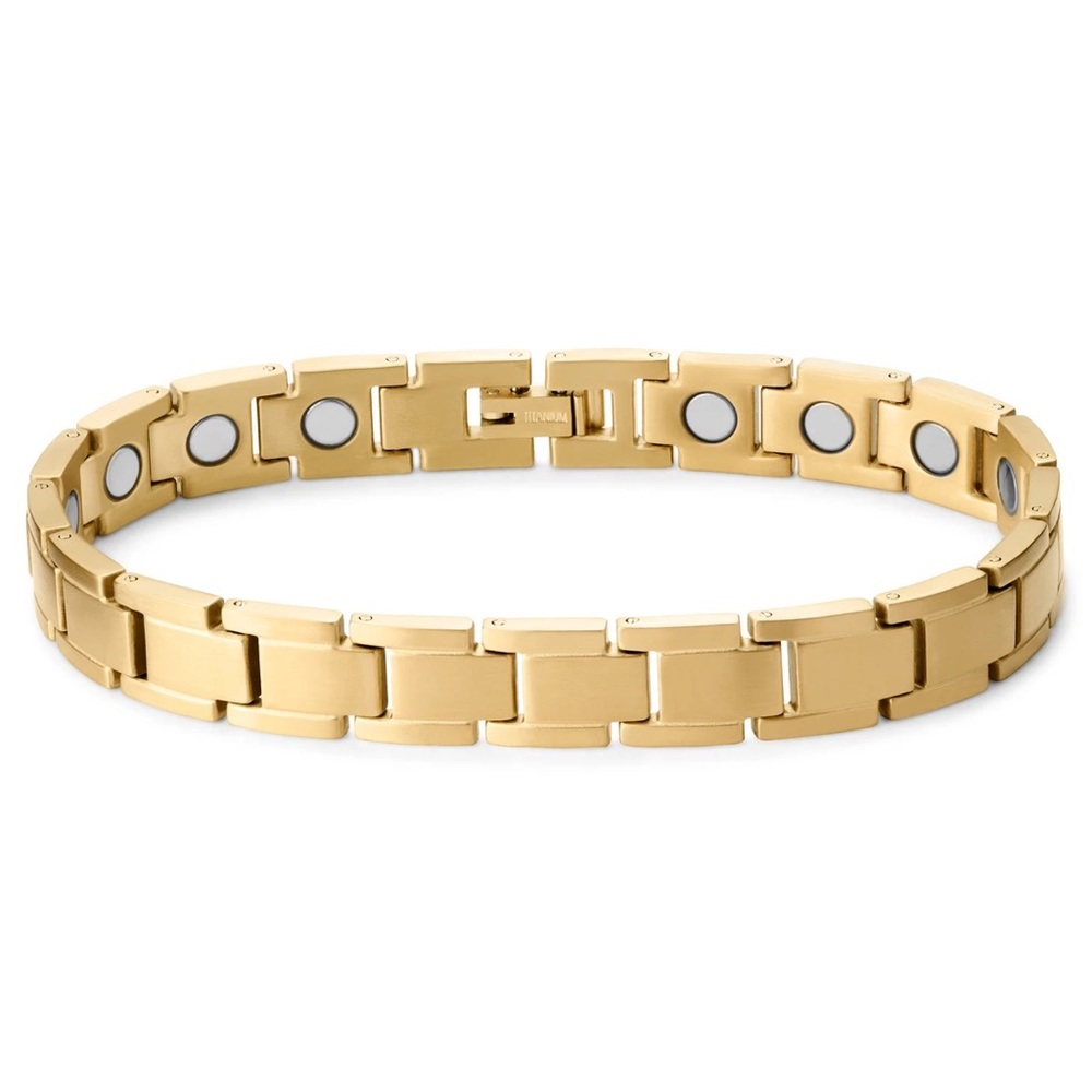 Vintage GOLD-TONE PURE MAGNETIC TITANIUM BRACELET